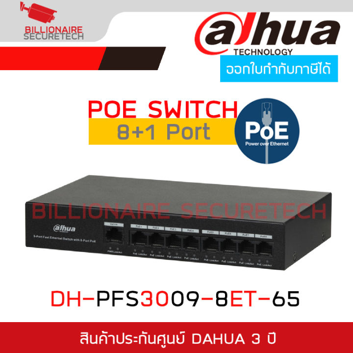 SWITSH POE DAHUA 100-1000